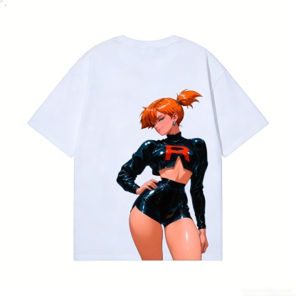 Rocket Girl Misty Back Art Cotton Tee