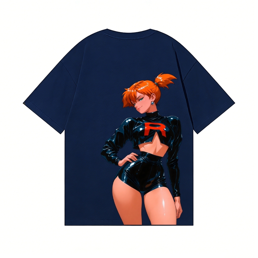 Rocket Girl Misty Back Art Cotton Tee