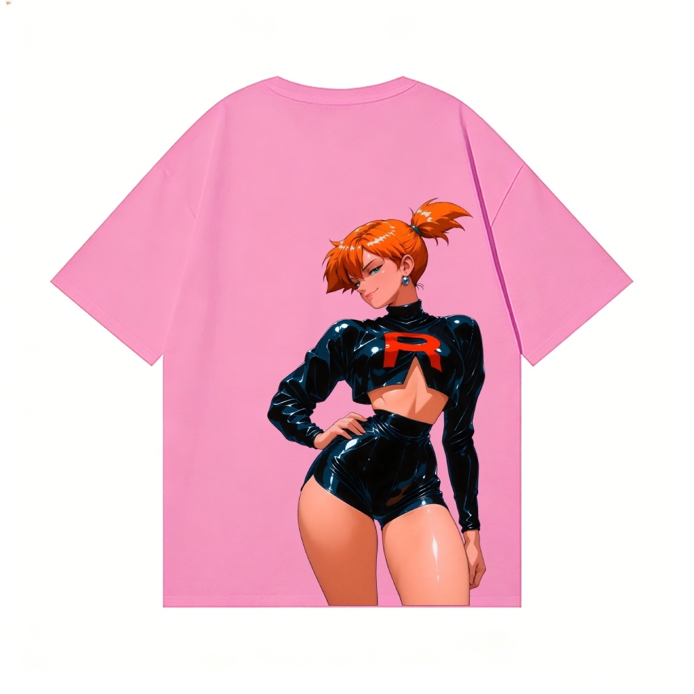 Rocket Girl Misty Back Art Cotton Tee