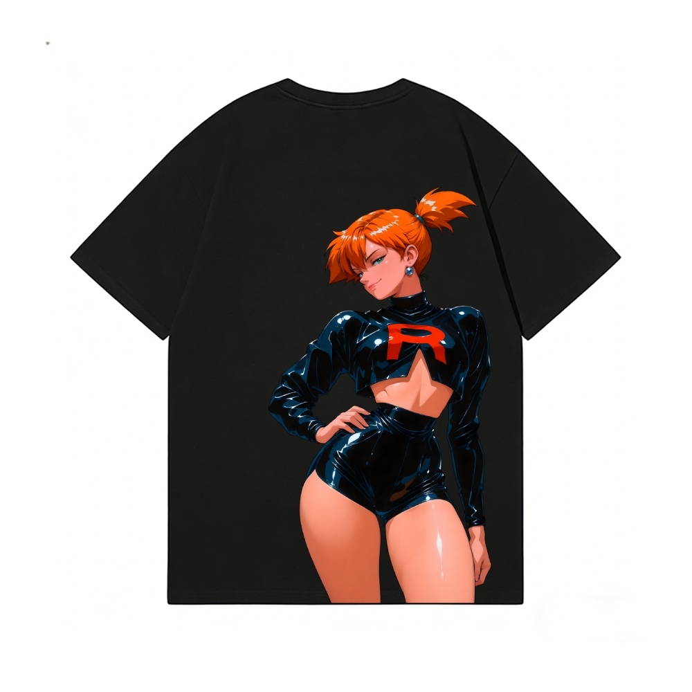 Rocket Girl Misty Back Art Cotton Tee