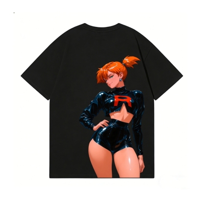Rocket Girl Misty Back Art Cotton Tee