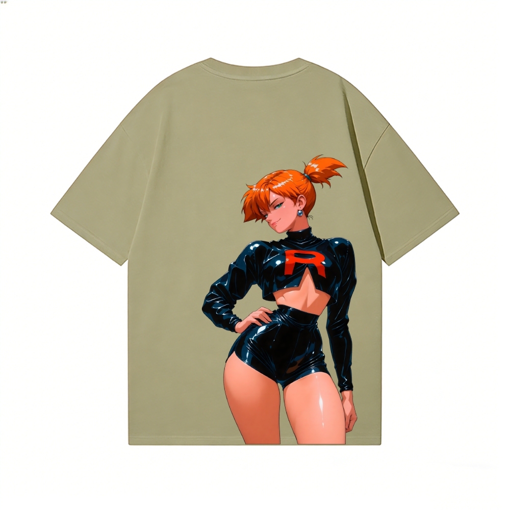 Rocket Girl Misty Back Art Cotton Tee