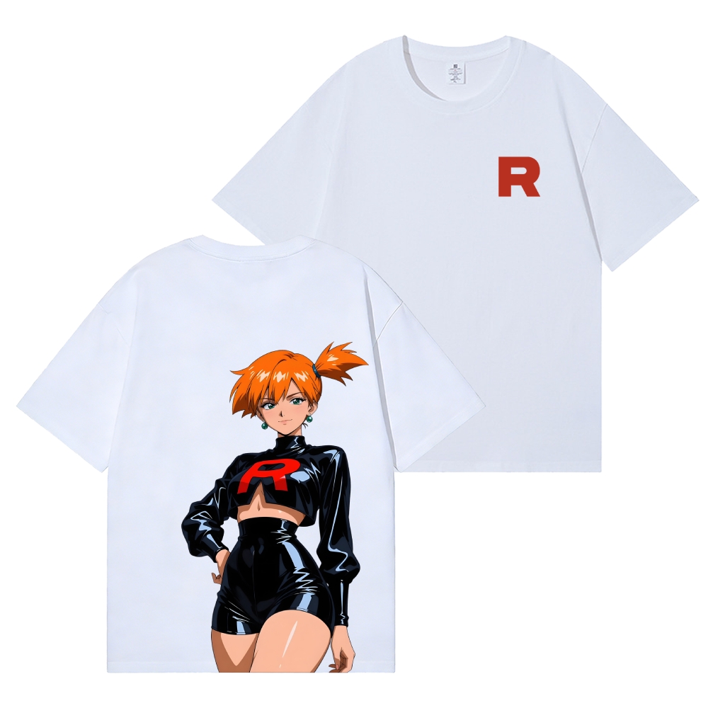 Rocket Girl Misty Back Art Cotton Tee