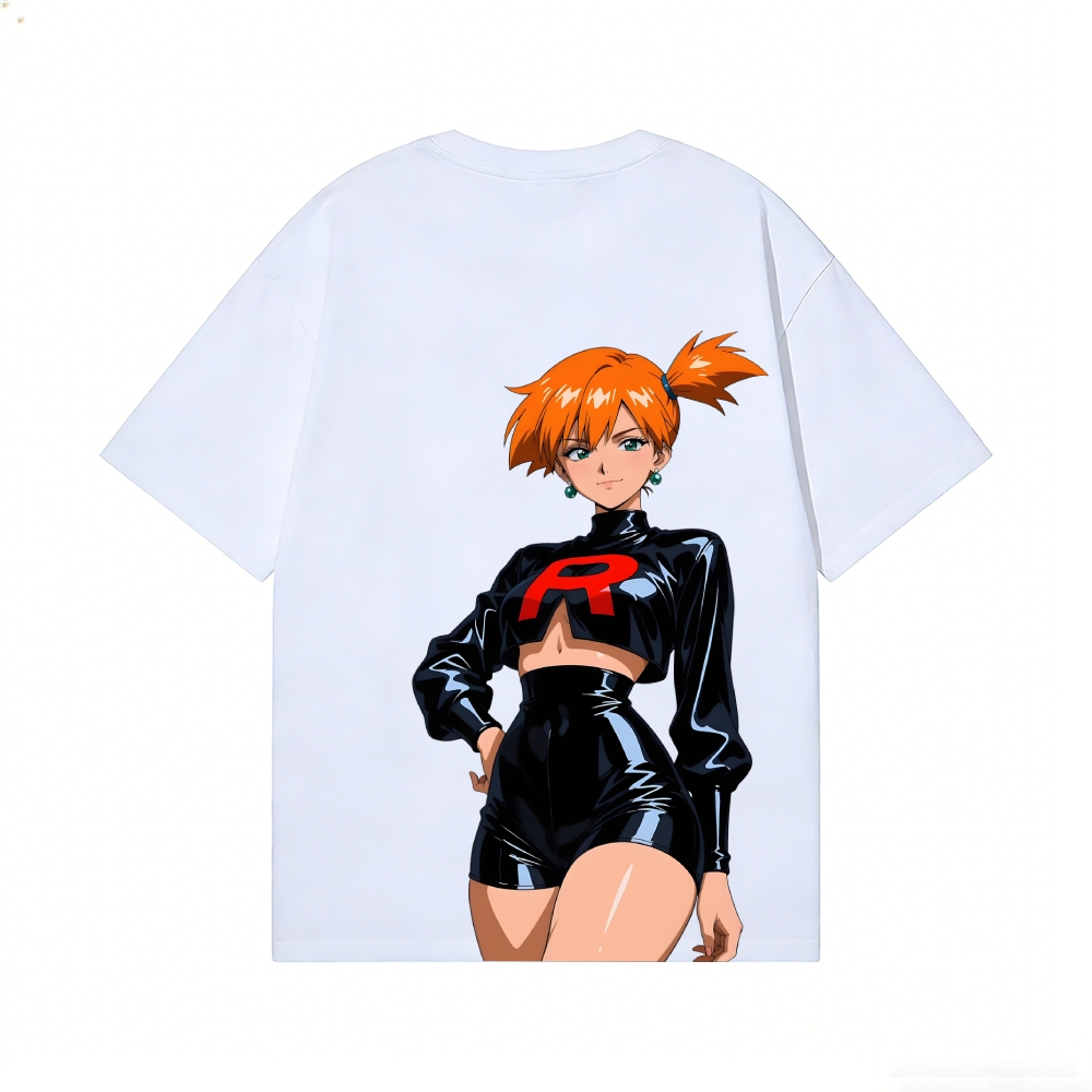 Rocket Girl Misty Back Art Cotton Tee