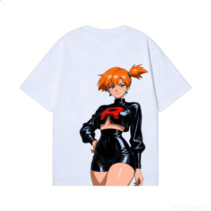 Rocket Girl Misty Back Art Cotton Tee