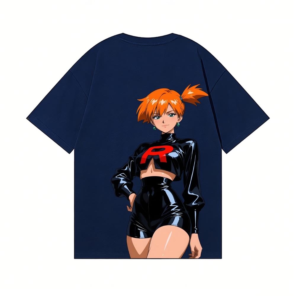Rocket Girl Misty Back Art Cotton Tee