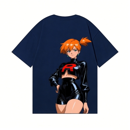 Rocket Girl Misty Back Art Cotton Tee