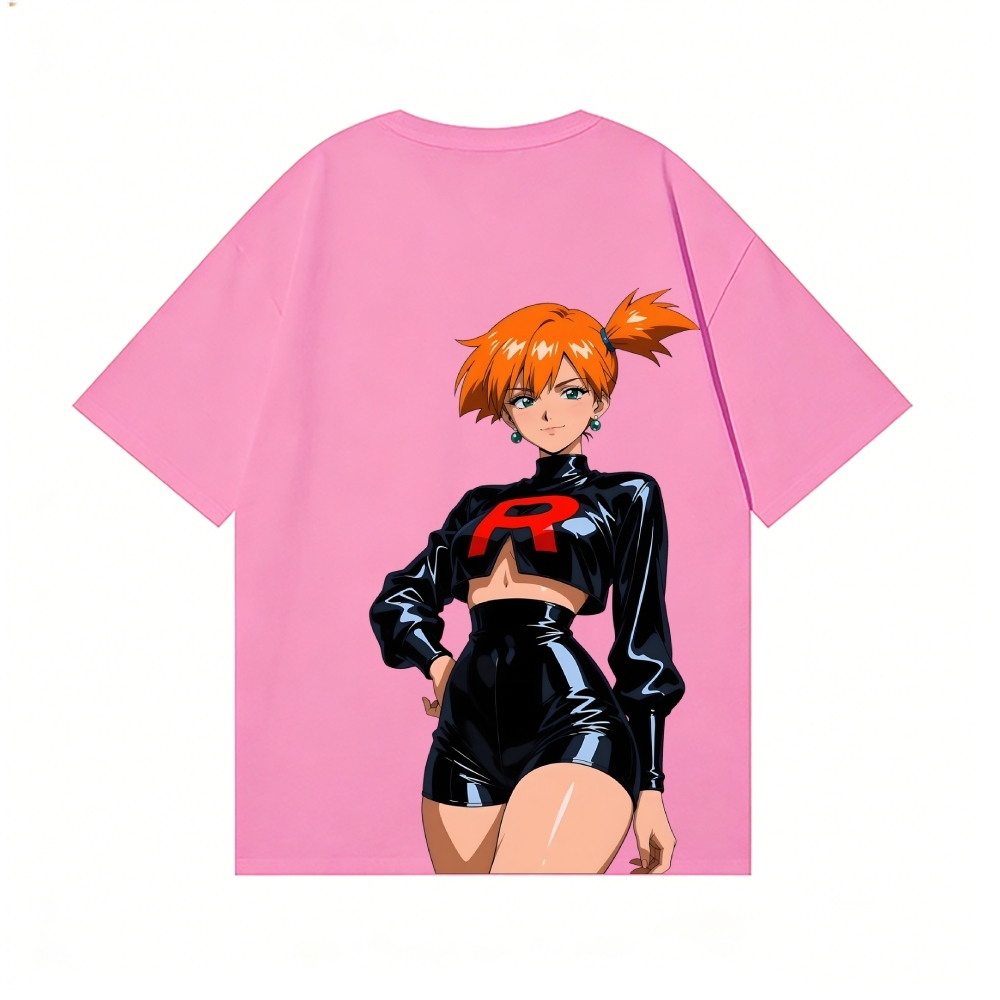 Rocket Girl Misty Back Art Cotton Tee