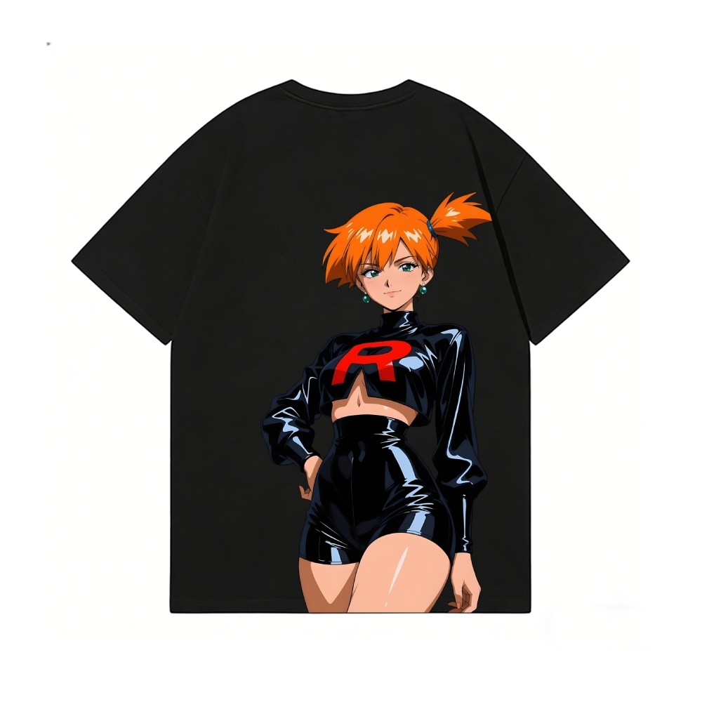 Rocket Girl Misty Back Art Cotton Tee