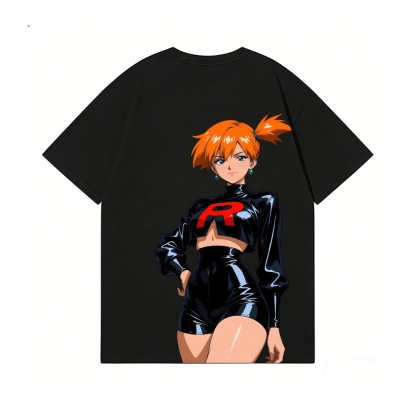 Rocket Girl Misty Back Art Cotton Tee