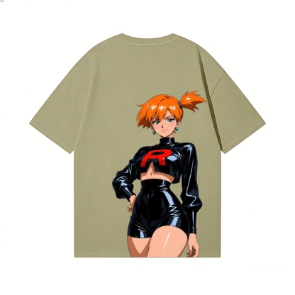 Rocket Girl Misty Back Art Cotton Tee