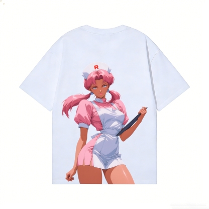 Nurse Joy Back Art Cotton Tee