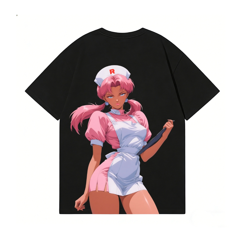 Nurse Joy Back Art Cotton Tee