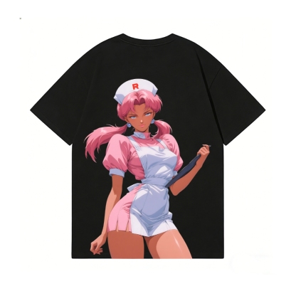 Nurse Joy Back Art Cotton Tee