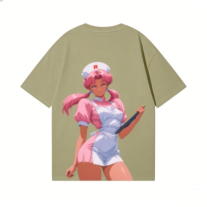 Nurse Joy Back Art Cotton Tee