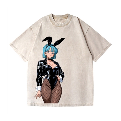 Dragon Ball Bulma Vintage Wash Japanese Design T-Shirt