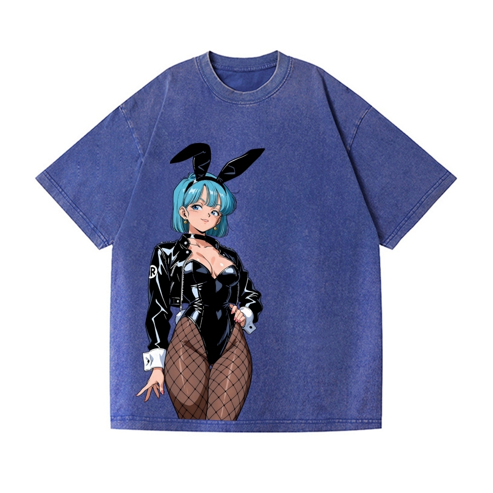 Dragon Ball Bulma Vintage Wash Japanese Design T-Shirt