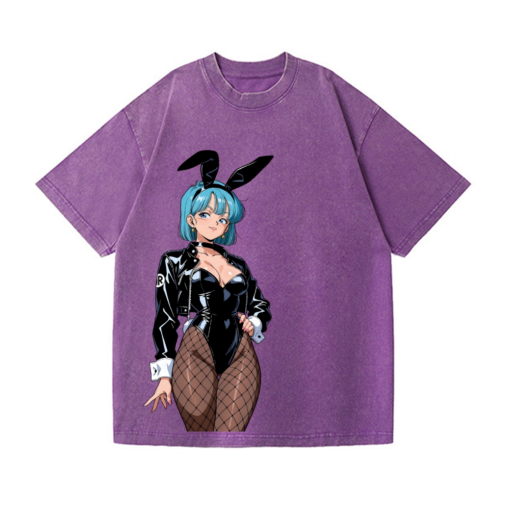 Dragon Ball Bulma Vintage Wash Japanese Design T-Shirt
