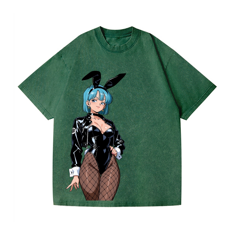 Dragon Ball Bulma Vintage Wash Japanese Design T-Shirt