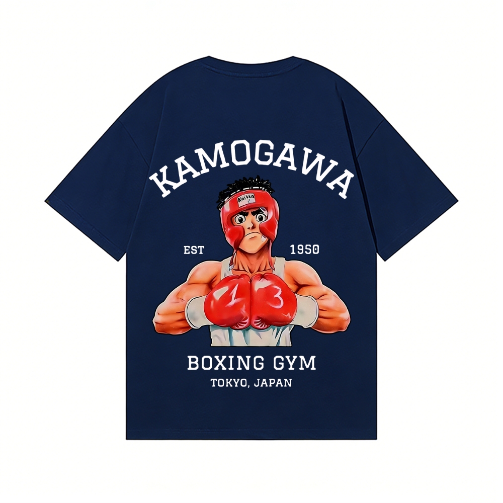 Hajime No Ippo Back Art Cotton Tee