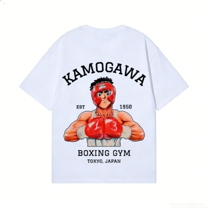 Hajime No Ippo Back Art Cotton Tee
