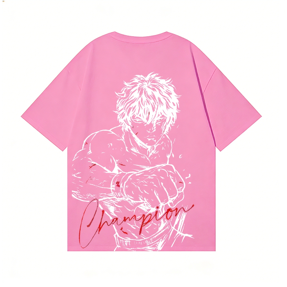 Baki the Grappler Back Art Cotton Tee