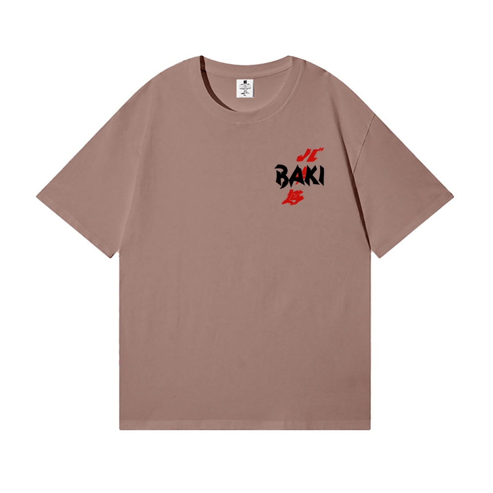 Baki the Grappler Back Art Cotton Tee