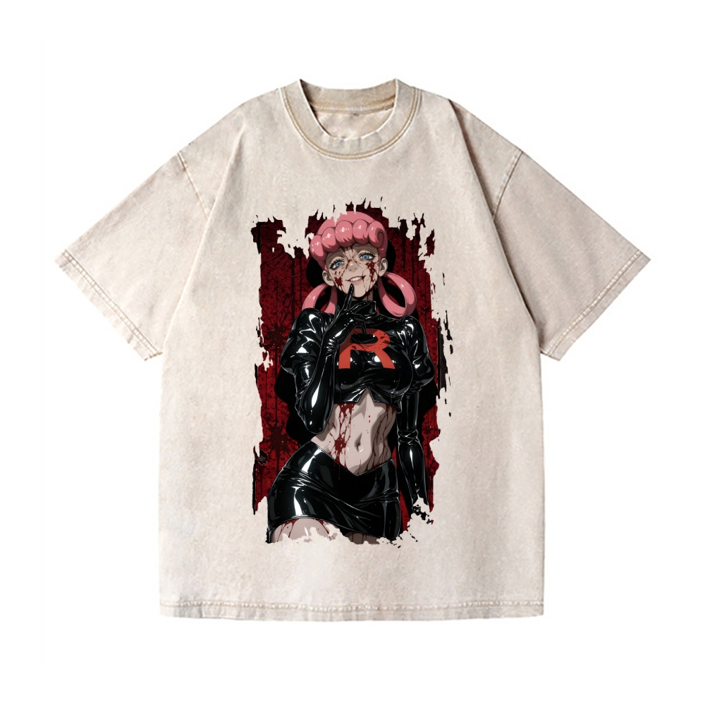 Vintage Wash Japanese Design T-Shirt – pop-made