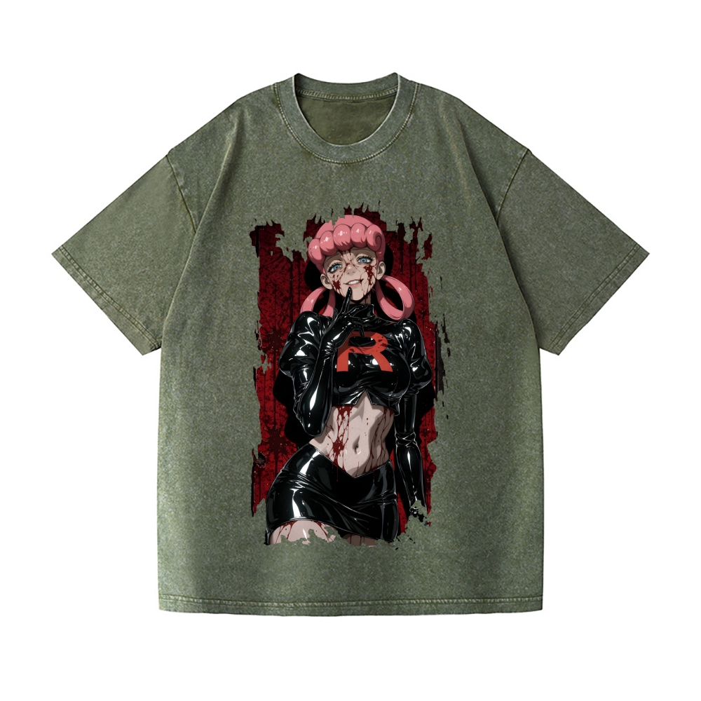Vintage Wash Japanese Design T-Shirt – pop-made