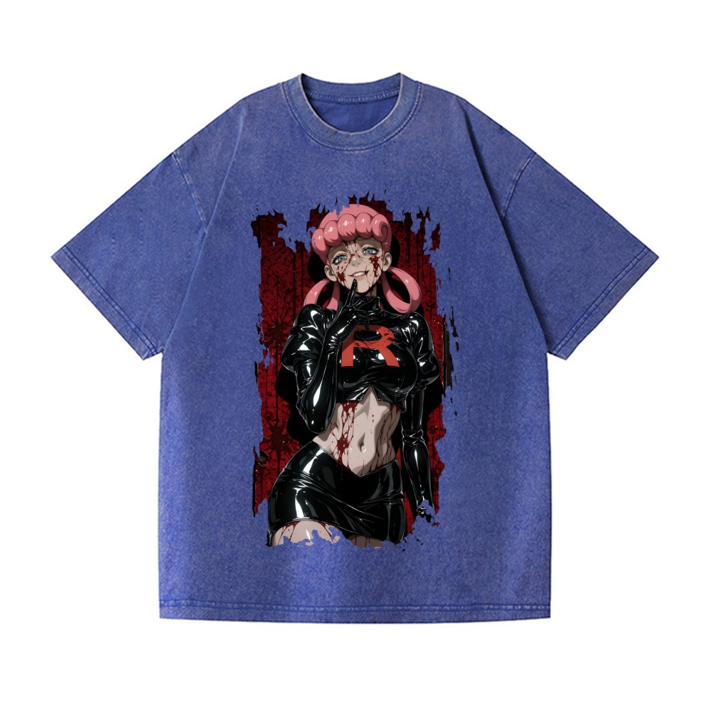 m.u JAPONESS リメイク tシャツ vintage Vintage Wash Japanese Design T-Shirt – pop-made