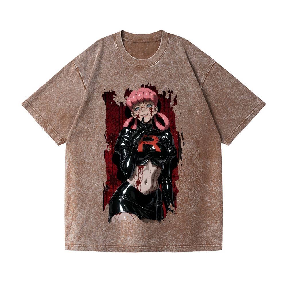 Vintage Wash Japanese Design T-Shirt – pop-made