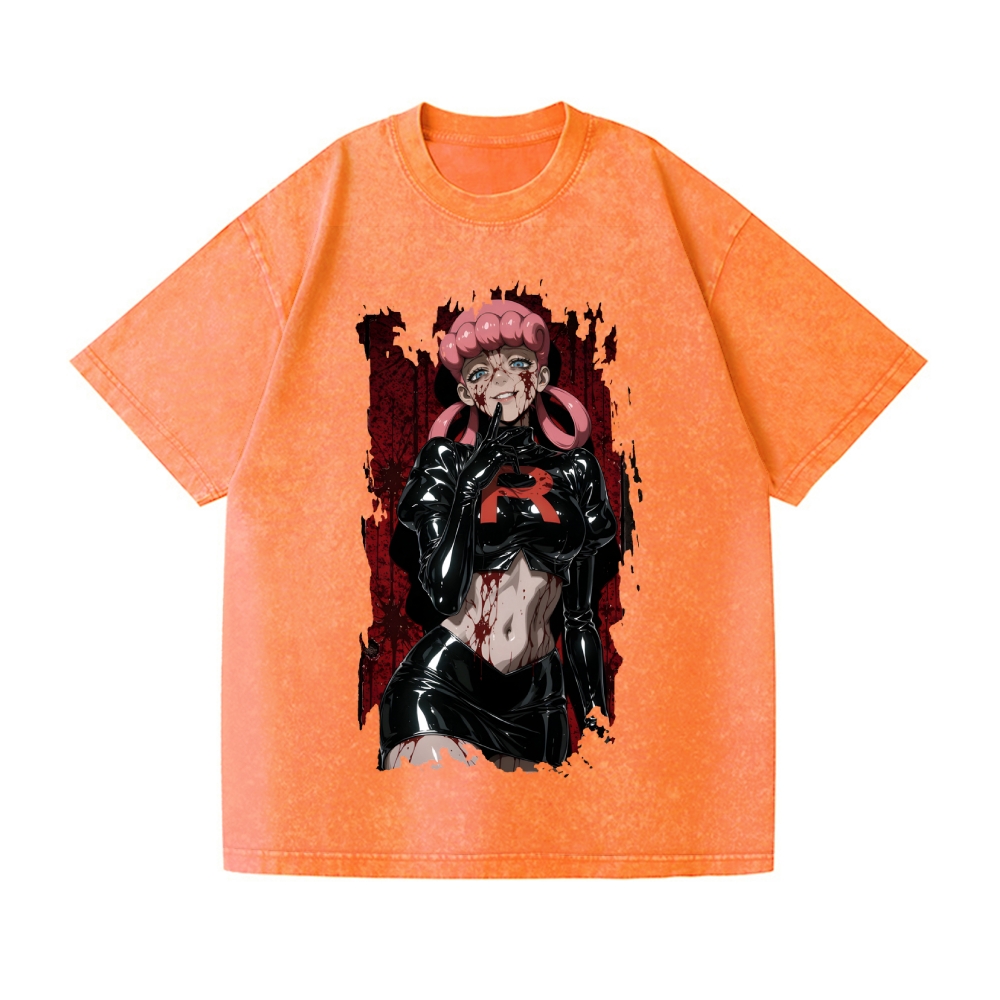 Vintage Wash Japanese Design T-Shirt – pop-made