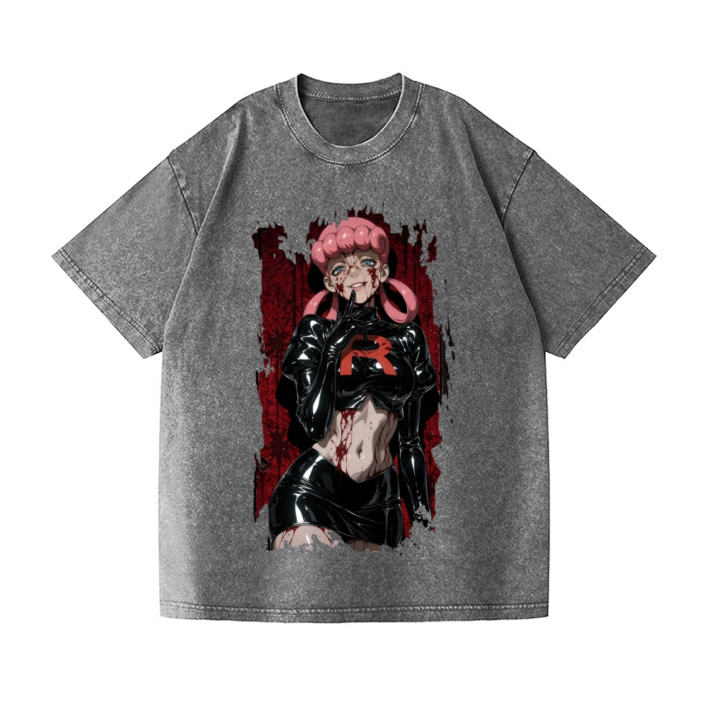 Vintage Wash Japanese Design T-Shirt – pop-made
