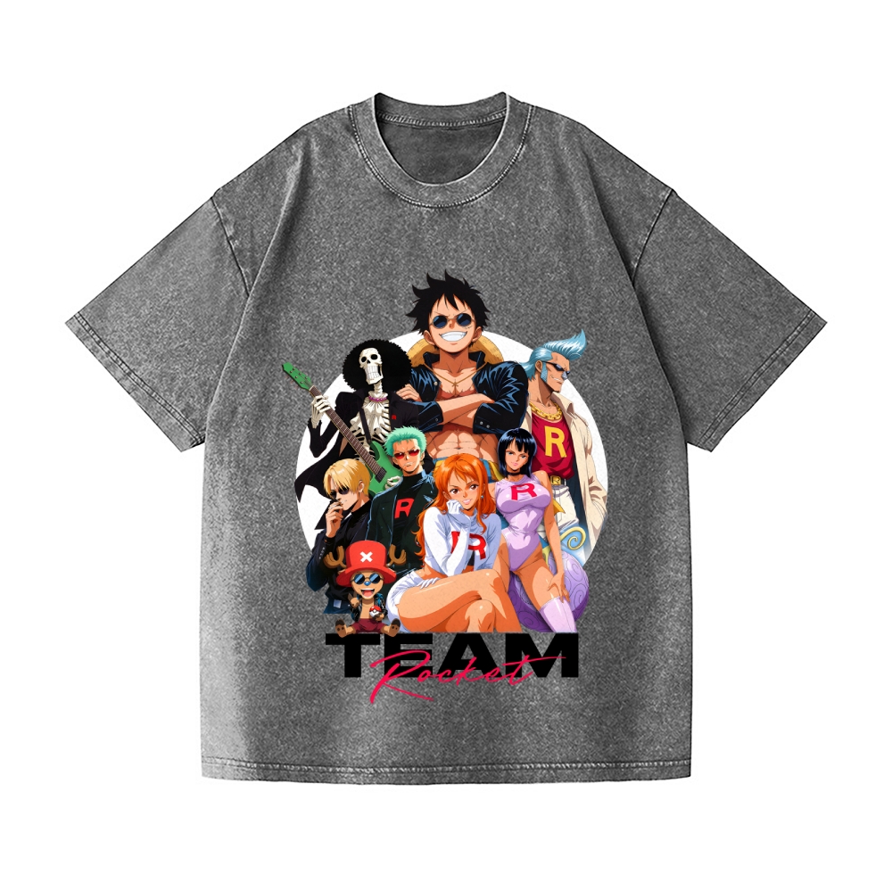Vintage Wash Japanese Design T-Shirt – pop-made