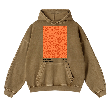 Sunflower TM Vintage Washed Thick Cotton Hoodie