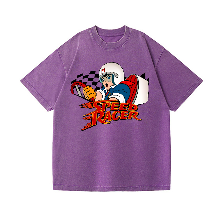 Speed Racer Vintage Wash Japanese Design T-Shirt