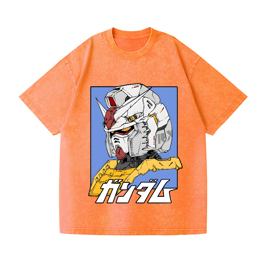 Gundam Vintage Wash Japanese Design T-Shirt