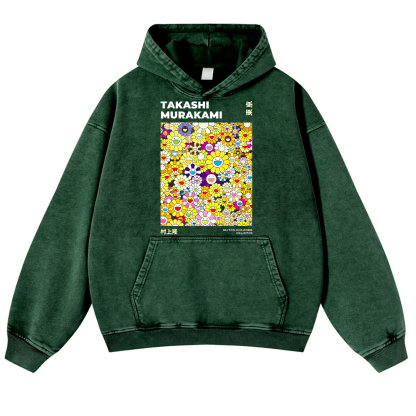 Sunflower TM Vintage Washed Thick Cotton Hoodie