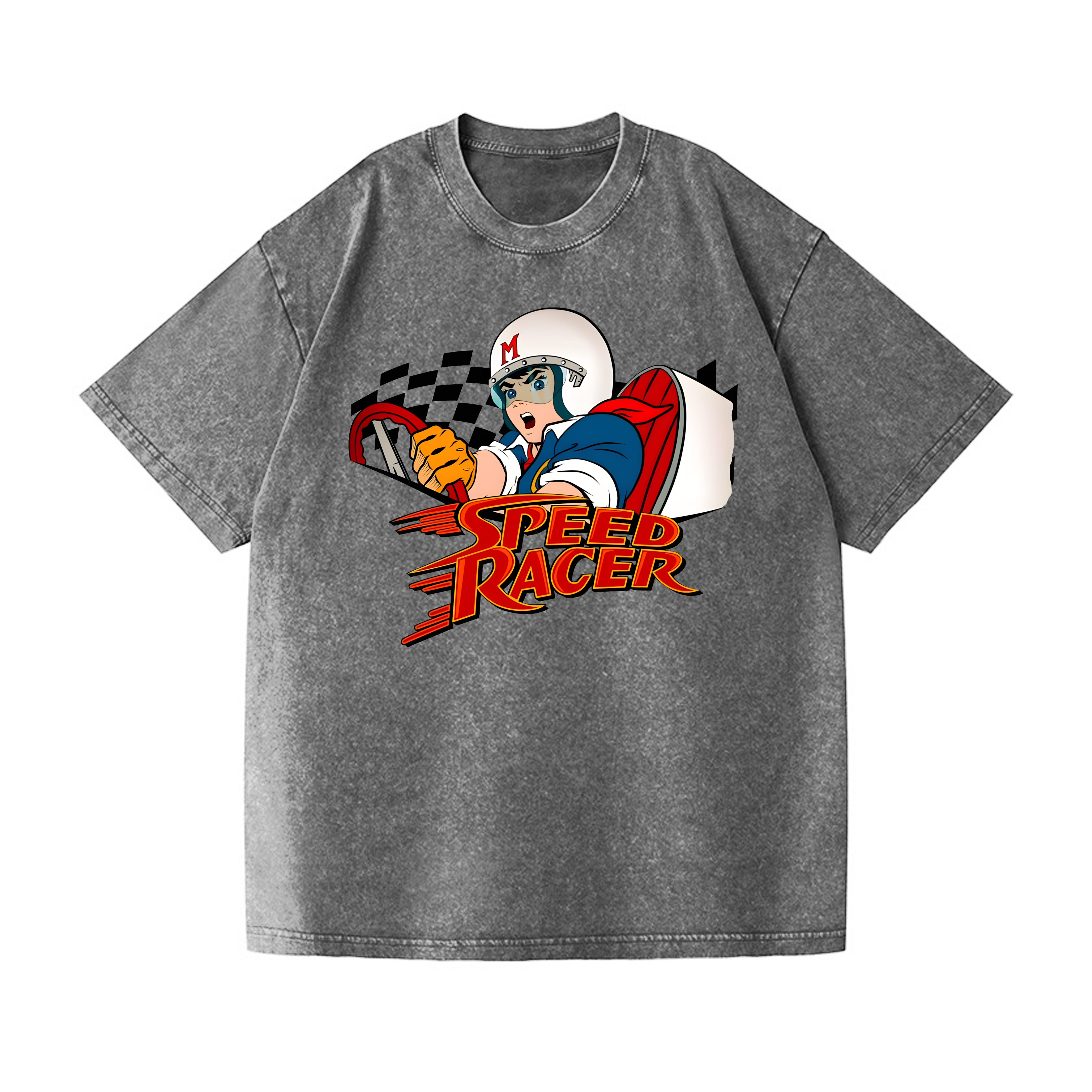 Speed Racer Vintage Wash Japanese Design T-Shirt