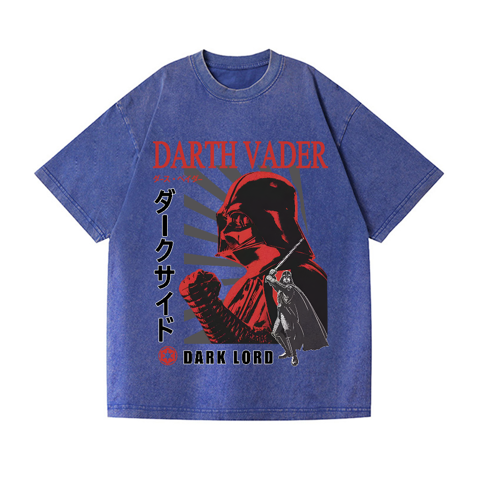 Star Wars Darth Vader Vintage Wash Japanese Design T-Shirt
