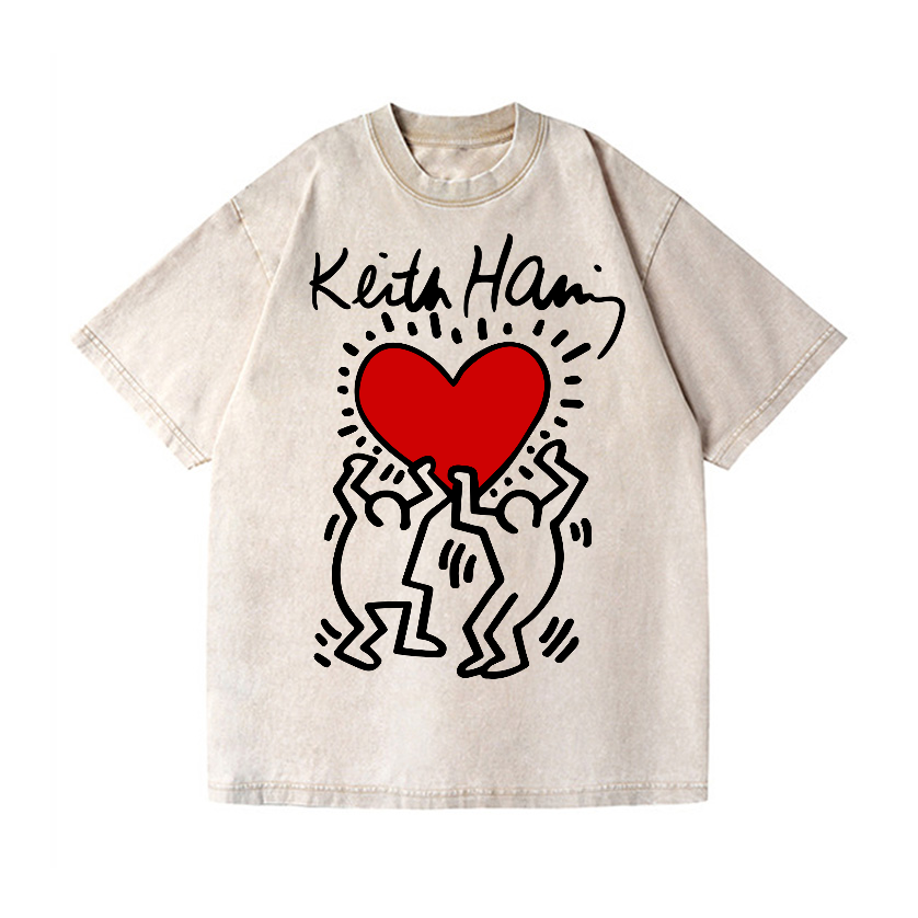 Keith Haring Vintage Wash Japanese Design T-Shirt