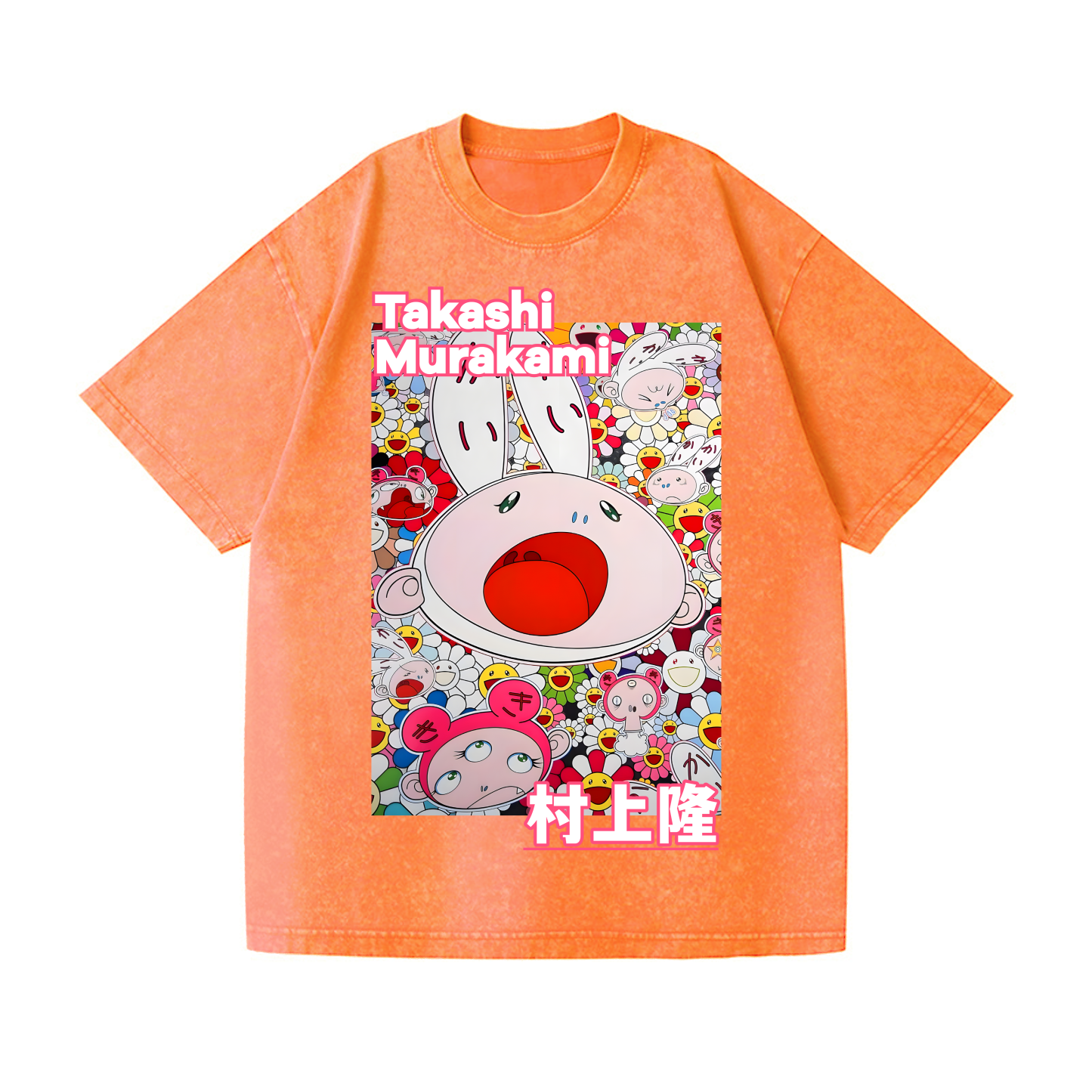 Rabbit TM Vintage Wash Japanese Design T-Shirt