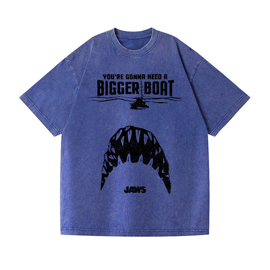Jaws Vintage Wash Japanese Design T-Shirt