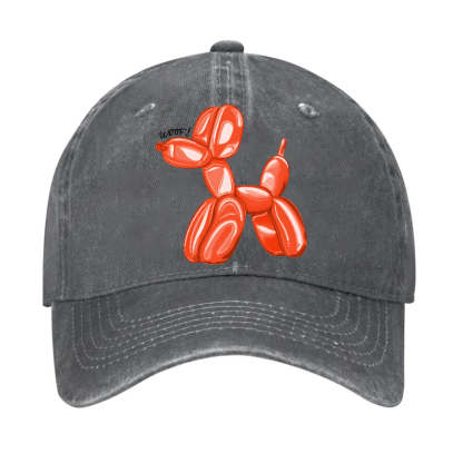 Koons Balloon Dog Vintage Cotton Cap