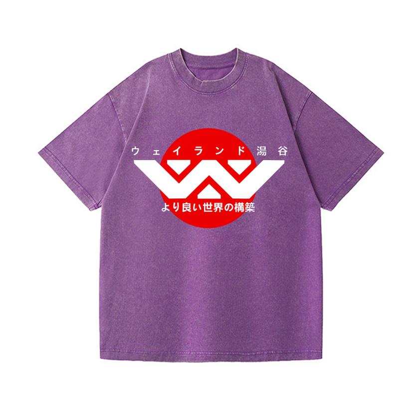 Weyland Alien Vintage Wash Japanese Design T-Shirt