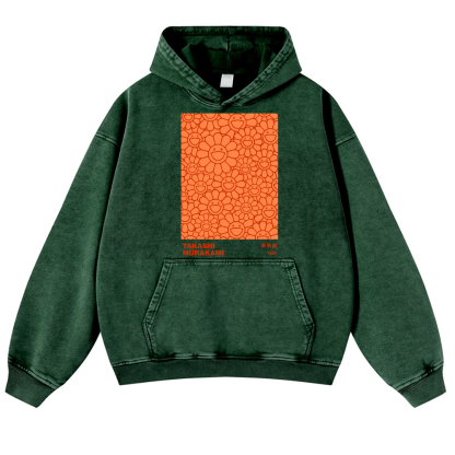 Sunflower TM Vintage Washed Thick Cotton Hoodie