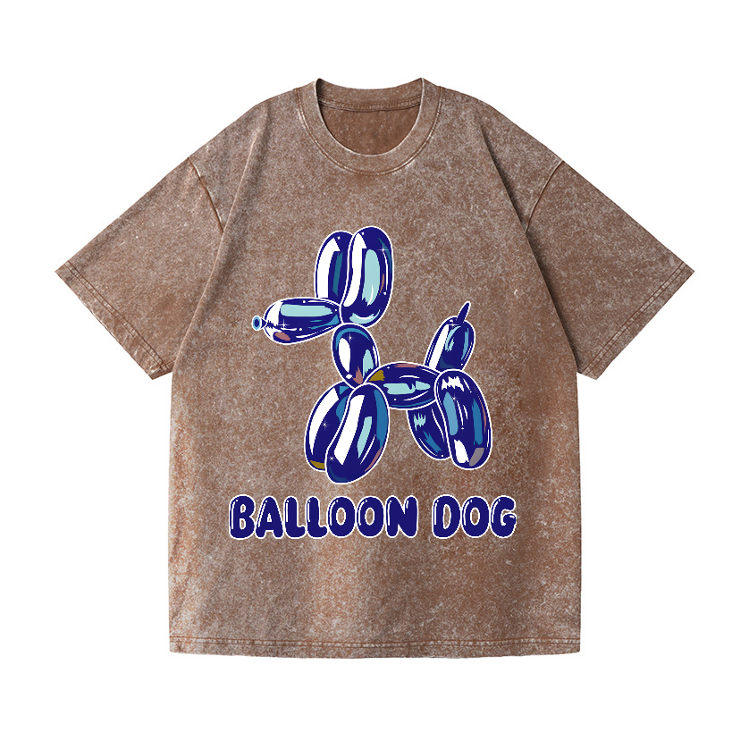 Koons Balloon Dog Vintage Wash Japanese Design T-Shirt