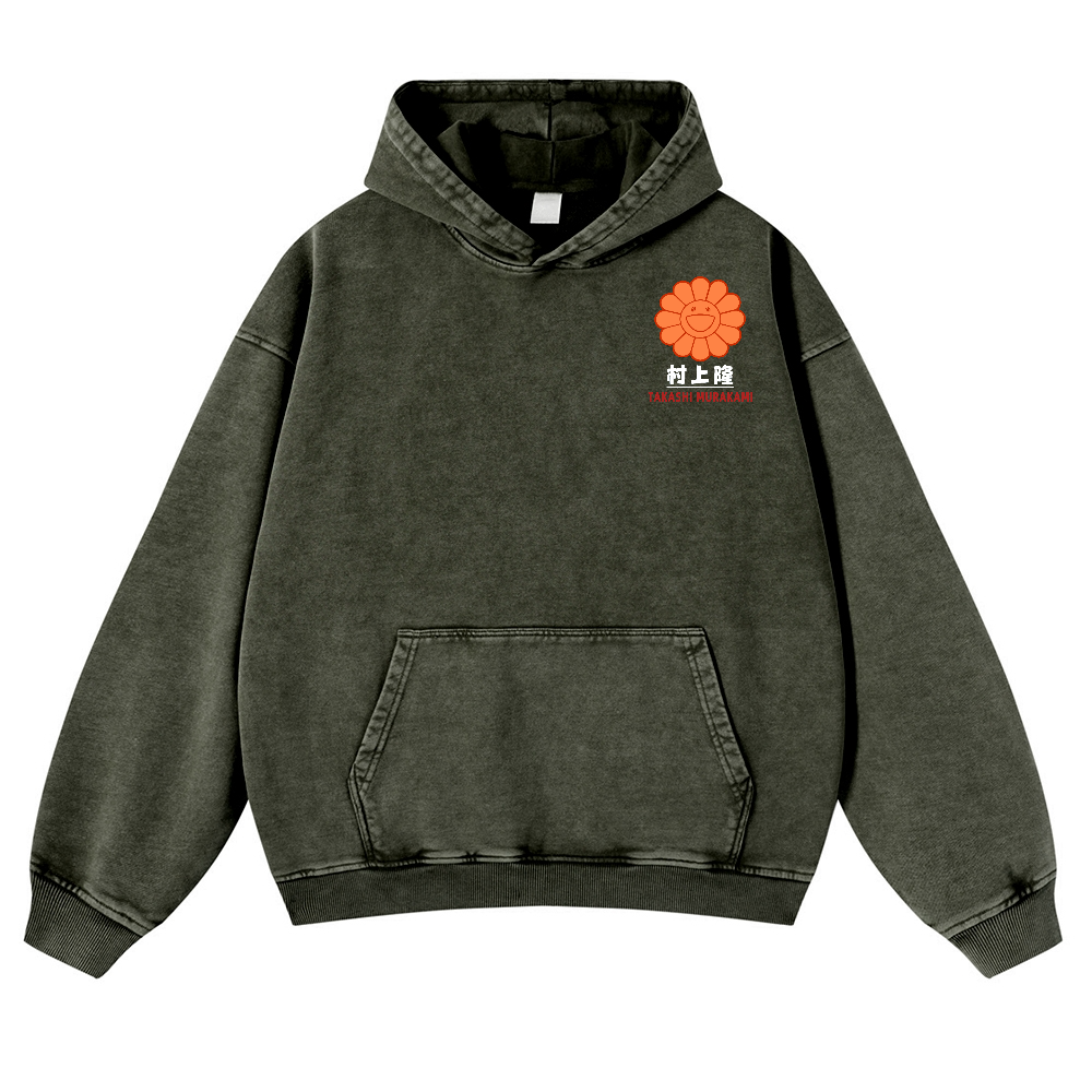 TM Vintage Washed Cotton Back Art Hoodie