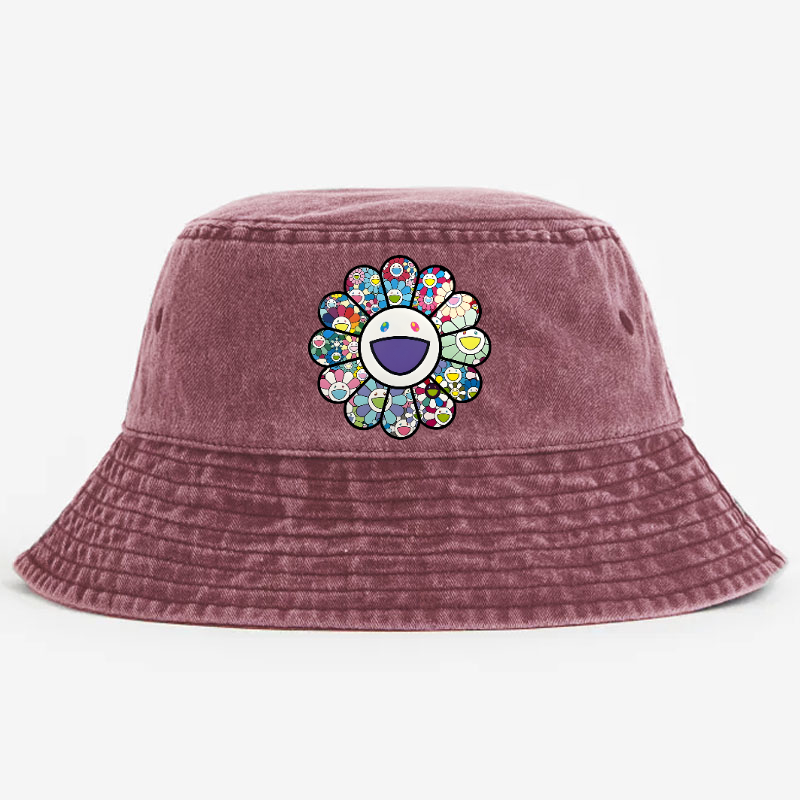 Sunflower TM Vintage 100% Cotton Bucket Hat