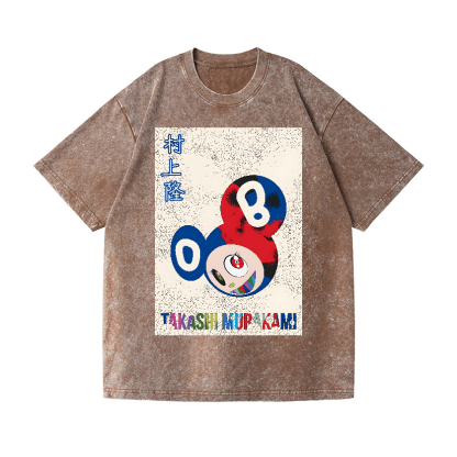 Takashi Murakami Toon Art Vintage Wash Japanese Design T-Shirt